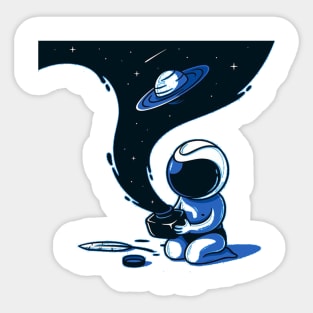 cool astronaut Sticker